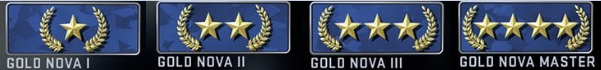 gold nova rank