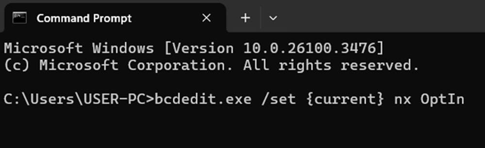 Command Prompt BCDEdit - vac unable to verify game session cs2