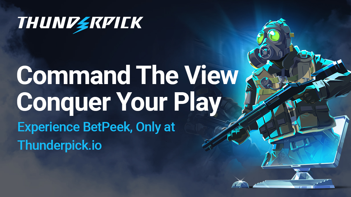 Command the view, conquer your play, experience BetPeek, only at Thunderpick.io
