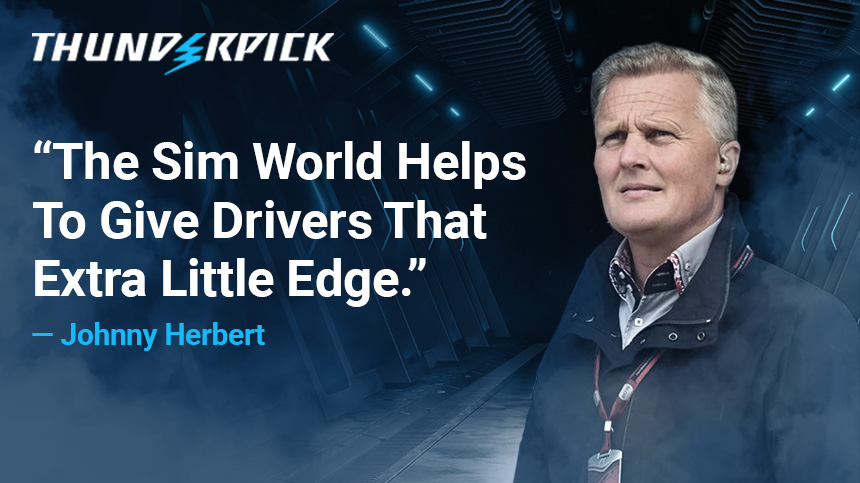 The Sim World Helps to give drivers that extra little edge - Johnny Herbert: