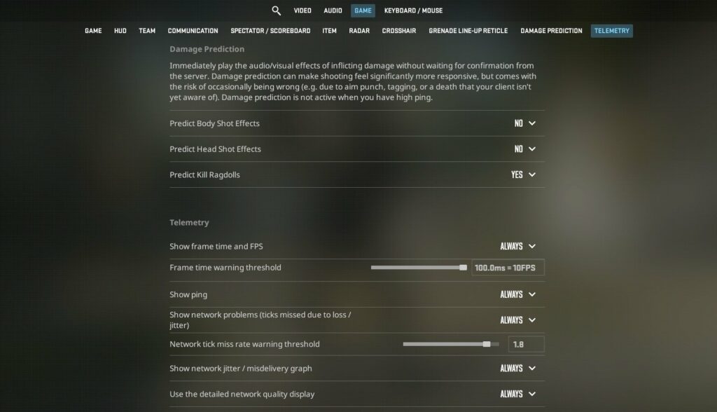 To fix cs2 stuttering you'll need to check the CS2 Telemetry Menu