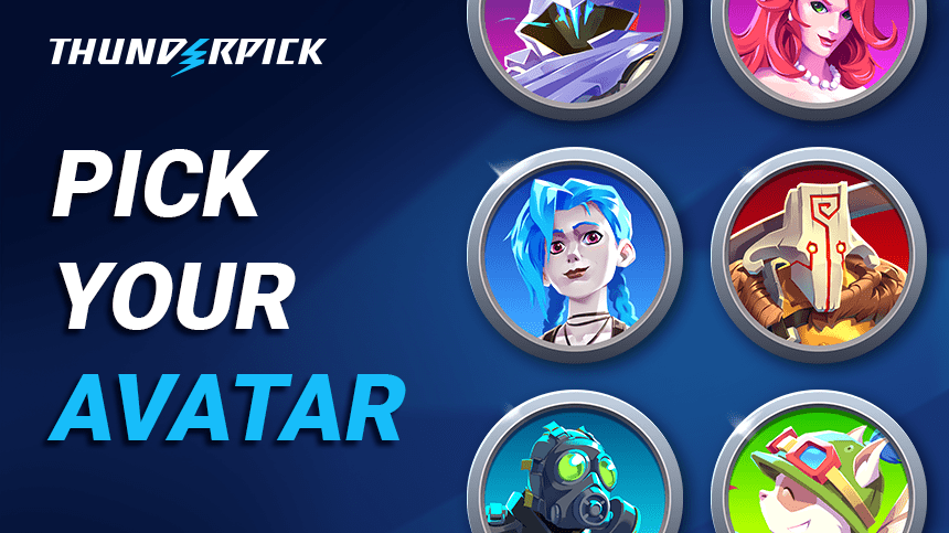 Pick your Avatar on Thunderpick with our new Social Avatars