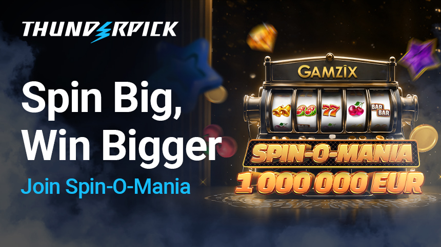 Spin Big, Win Bigger Join Spin-O-Mania and Win up to 1,000,000 Euroes at Thunderpick