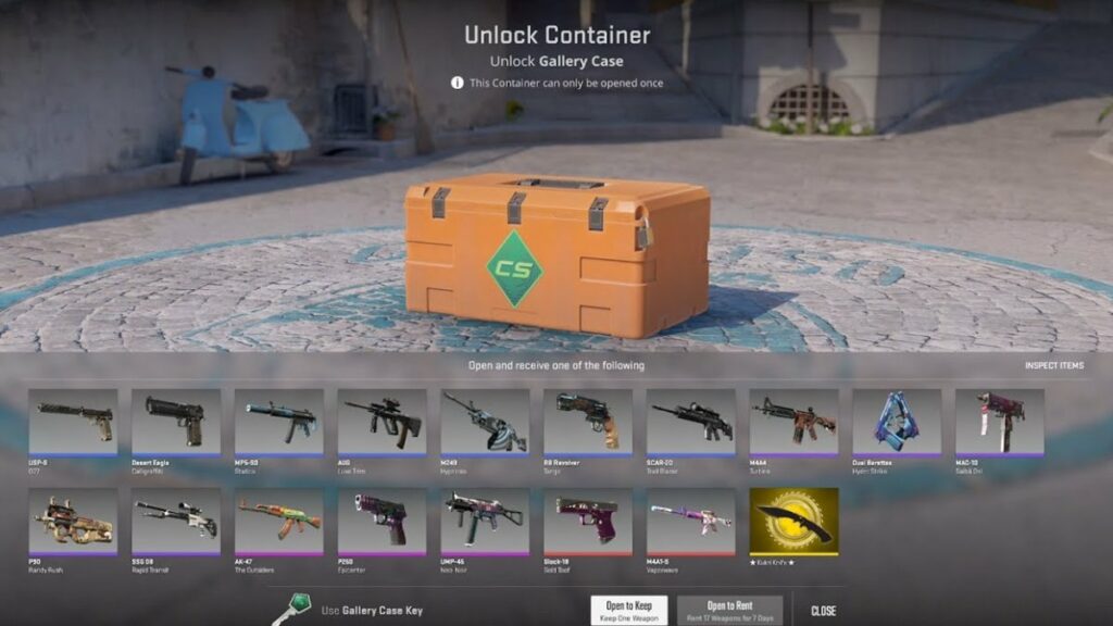 the CS2 Gallery Case is one of the best cases to open in cs2