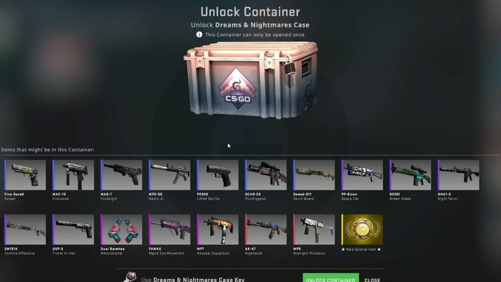 the Dreams and Nightmares Case is one of the best cases to open in cs2