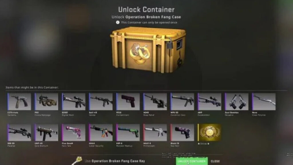 Operation Broken Fang is one of the best cases to open in cs2
