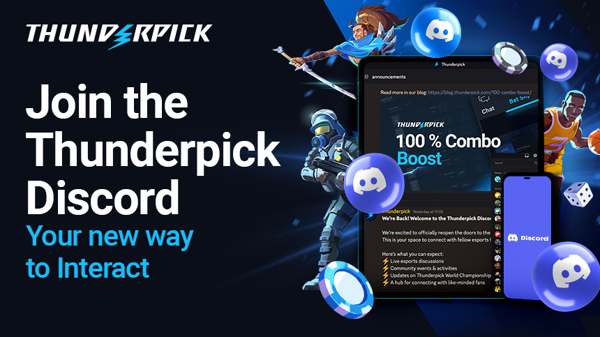 Join our Discord, Your new way to interact in the Thunderpick Discord