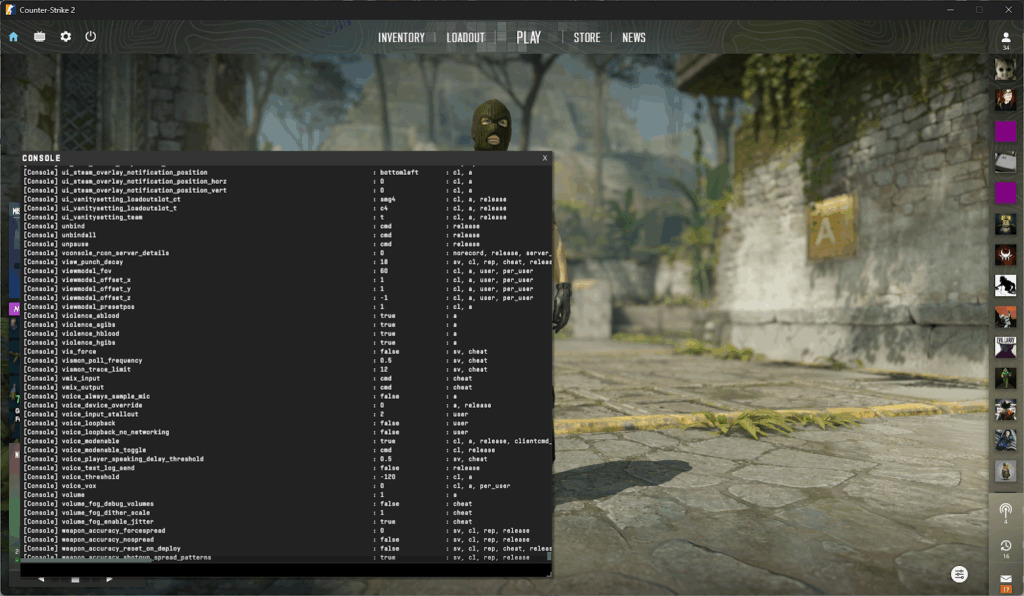 Consoles can be open everywhre for CS2 Console Commands