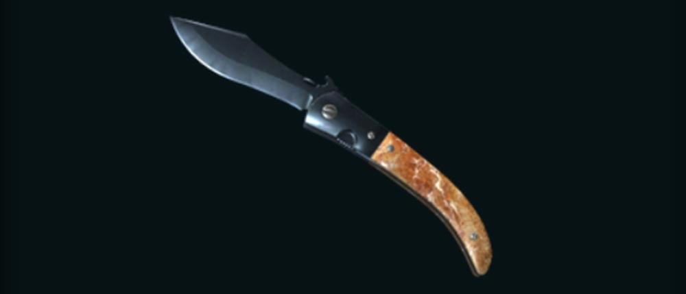 the Blue Steel Navaja Knife is a cheap CS2 Knife