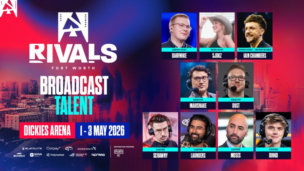 BLAST Rivals 2026 Broadcast Talent