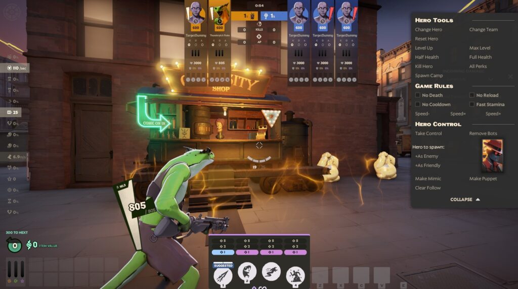 How to play Deadlock Practice Bots