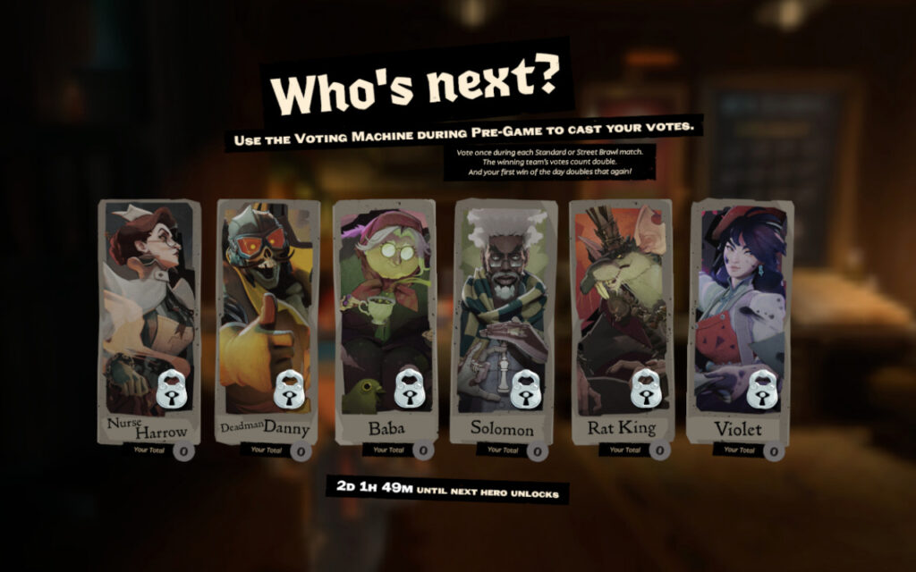 Hero Voting, Deadlock City Never Sleeps Update
