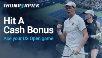 Hit a cash bonus - ace you US Open game