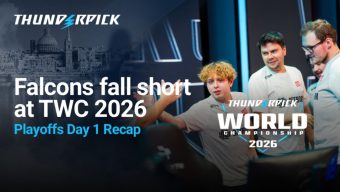 Falcons Fall short at Thunderpick World Championship 2026 Playoffs Day 1 Recap